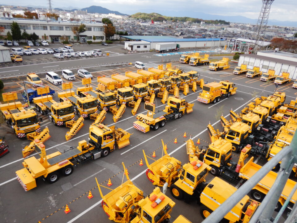 中栄の建設車両を実際に見学してきた！